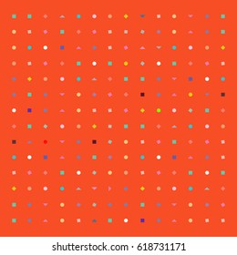 Geometric figures colorful pattern