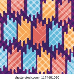 geometric figures and colors pattern background