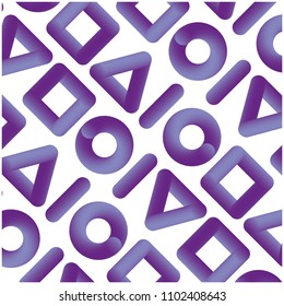 geometric figures and colors workart background