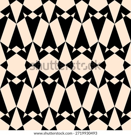 Geometric Figures Decorative seamless pattern. Repeating background. Tileable wallpaper print.