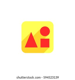 Geometric figures icon