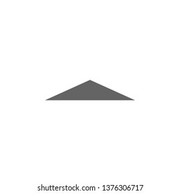 geometric figures, isosceles triangle icon. Elements of geometric figures illustration icon. Signs and symbols can be used for web, logo, mobile app, UI, UX