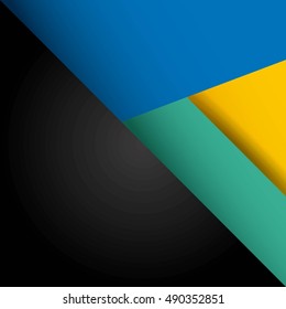 geometric figures paint colors vector illustration design