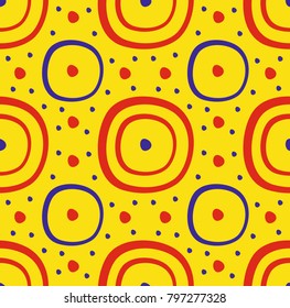 Geometric figures seamless pattern design