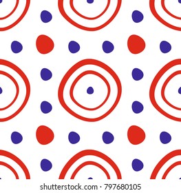 Geometric figures seamless pattern design