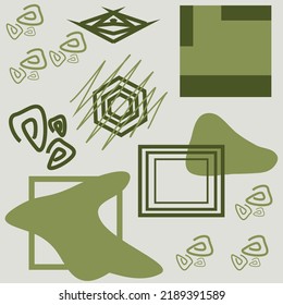 geometric figures. Vector symbols. Graphic pattern 