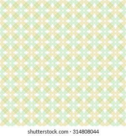Geometric fine abstract vector background. Seamless modern pattern with green and golden lines