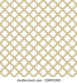 Geometric fine abstract vector golden pattern. Seamless modern texture for wallpapers and backgrounds