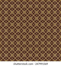 Geometric fine abstract vector golden pattern. Seamless modern texture for wallpapers and backgrounds