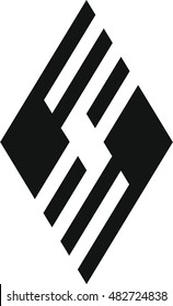 Geometric fire logo