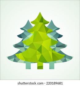Geometric fir-trees