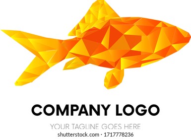 Geometric Fish Icon without background format