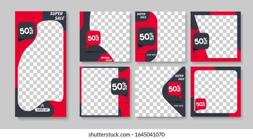 Geometric flat banners. Modern abstract gradient shapes for logo, sale promotion, discount title frame. Vector sale trendy banne. can be use for, landing page, website, mobile app, poster.