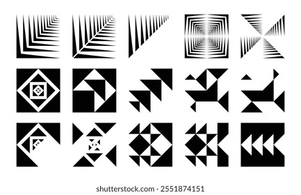 geometric flat vector. abstract geometric vector element