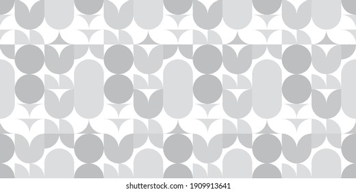 Geometric Floral Background. Seamless Pattern.Vector. 