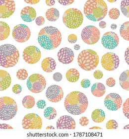 Patrón sin fisuras del Collage floral geométrico. Ilustración vectorial. Ideal para cumpleaños, fiesta, envoltura de regalo, papel pintado, textil y libro de recortes 