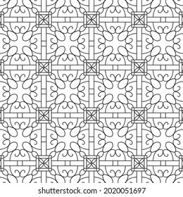 Página de patrón de color floral geométrico