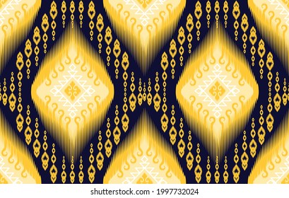 Geometric floral ethnic pattern seamless design. Aztec fabric carpet mandala ornament boho chevron textile decoration. Traditional embroidery African American style. Vector illustrations patterns.
