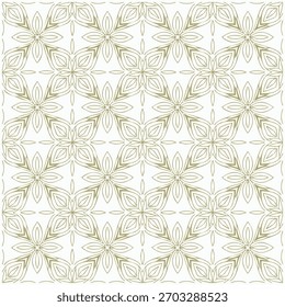 Padrão linear floral geométrico. arte oriental luxuosa Delicado e elegante design repetitivo geométrico para têxteis, embalagem, cartão ou tampa, fundo textura.