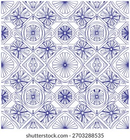Diseño geométrico de repetición geométrica delicada y elegante para textiles, embalaje, tarjeta o cubierta, textura de fondo.