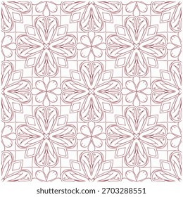 Padrão linear floral geométrico. arte oriental luxuosa Delicado e elegante design repetitivo geométrico para têxteis, embalagem, cartão ou tampa, fundo textura.