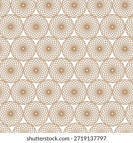 Diseño de fondo de patrón inconsútil geométrico floral mandala