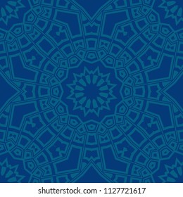 Geometric floral ornament. seamless art-deco pattern. vector illustration. for design, wallpaper, invitation.