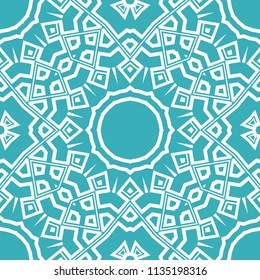 Geometric floral ornament. seamless art-deco pattern. vector illustration. for design, wallpaper, invitation.