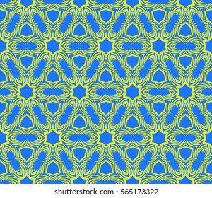 GEOMETRIC floral ornament. seamless vector pattern. interior decoration, wallpaper, invitation, fashion design.