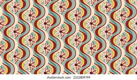 Geometric and floral pattern for decoration and textiles. small motif for decoration and clothing fabrics