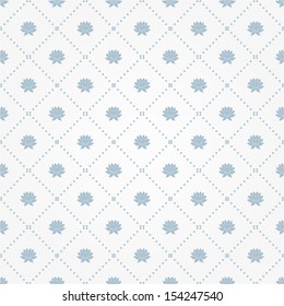 Geometric floral pattern. Seamless vector background.