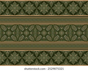 Geometric floral pattern. Seamless vector background. Colorful ornament. Ornament for fabric, wallpaper, packaging, decorative print