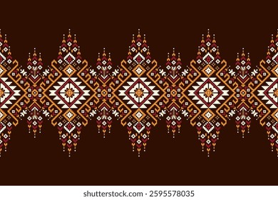 Geometric floral pattern traditional,geometric oriental pattern background,vector illustration,geometric ethnic embroidery,abstract background.design for texture,fabric,clothing,decoration,print,rug