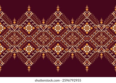 Geometric floral pattern traditional,geometric oriental pattern background,vector illustration,geometric ethnic embroidery,abstract background.design for texture,fabric,clothing,decoration,print,rug.