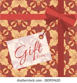 Geometric floral pattern. Use the finishing press, invitations, brochures, presentations, for the background of the site.
