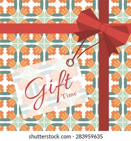 Geometric floral pattern. Use the finishing press, invitations, brochures, presentations, for the background of the site.