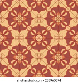 Geometric floral pattern. Use the finishing press, invitations, brochures, presentations, for the background of the site.