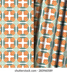 Geometric floral pattern. Use the finishing press, invitations, brochures, presentations, for the background of the site.