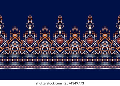Geometric floral pattern,geometric ethnic pattern,geometric oriental pattern traditional,Aztec style,abstract background,vector illustration.design for texture,fabric,clothing,decoration,sarong,print
