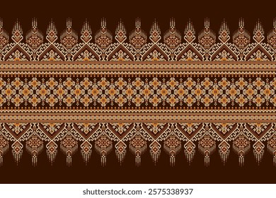 Geometric floral pattern,geometric ethnic pattern,geometric oriental pattern traditional,Aztec style,abstract background,vector illustration.design for texture,fabric,clothing,decoration,sarong,print.