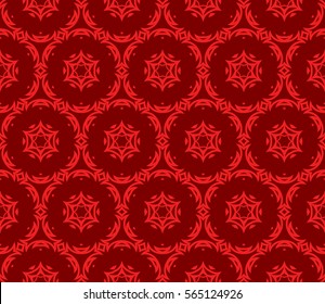 geometric floral seamless pattern background. Luxury texture for wallpaper, invitation. Vector illustration.