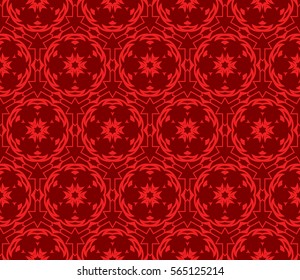 geometric floral seamless pattern background. Luxury texture for wallpaper, invitation. Vector illustration.