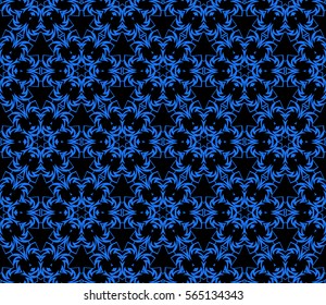geometric floral seamless pattern background. Luxury texture for wallpaper, invitation. Vector illustration.