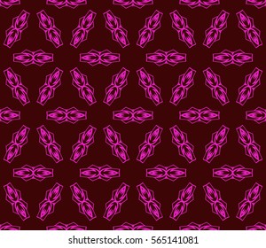 geometric floral seamless pattern background. Luxury texture for wallpaper, invitation. Vector illustration.