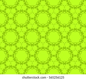 geometric floral seamless pattern background. Luxury texture for wallpaper, invitation. Vector illustration.