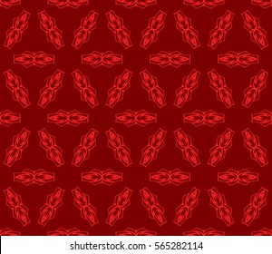 geometric floral seamless pattern background. Luxury texture for wallpaper, invitation. Vector illustration.