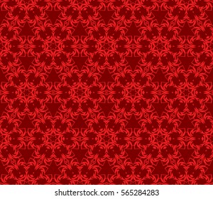 geometric floral seamless pattern background. Luxury texture for wallpaper, invitation. Vector illustration.
