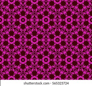 geometric floral seamless pattern background. Luxury texture for wallpaper, invitation. Vector illustration.