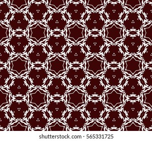 geometric floral seamless pattern background. Luxury texture for wallpaper, invitation. Vector illustration.