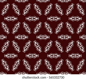geometric floral seamless pattern background. Luxury texture for wallpaper, invitation. Vector illustration.